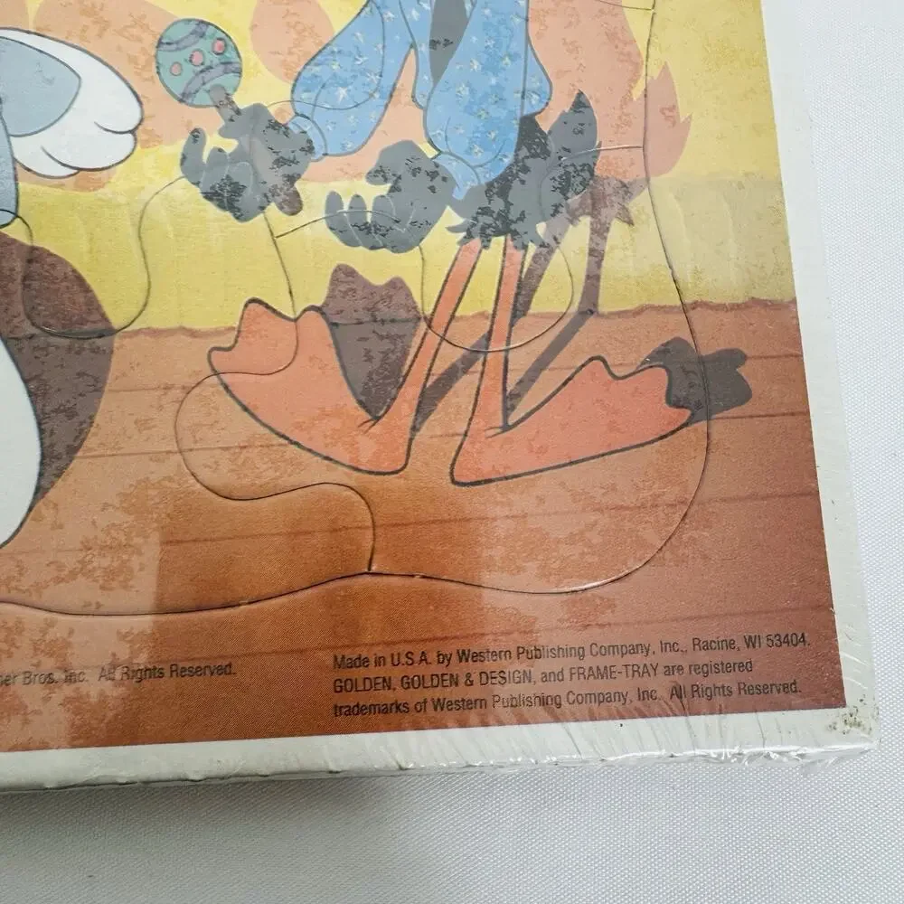 Vintage Golden Frame-Tray Puzzle 4 Pack‎ Bugs Bunny & Casper Friendly Ghost